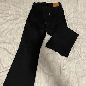 Levi’s Ribcage crop flare jean